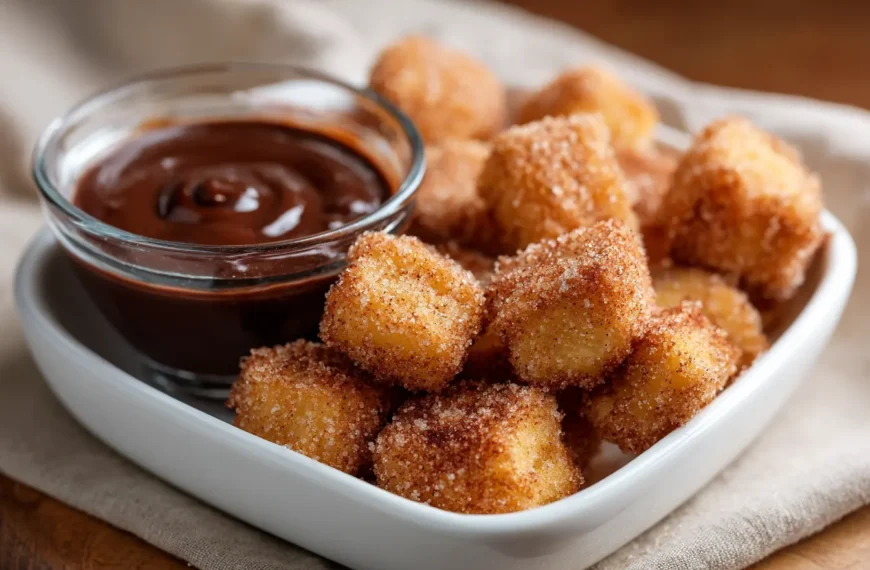 Sweet Air Fryer Churro Bites Recipe