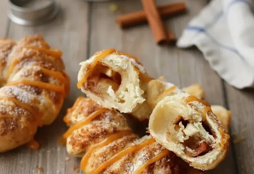 Vegan Caramel Apple Pastries: Easy…