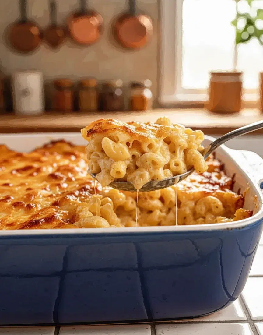 Old-Fashioned Baked Macaroni…