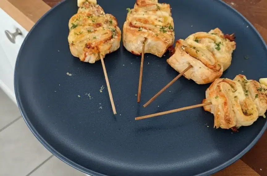 Ham and Cheese Puff Pastry Christmas Trees: A Festive…