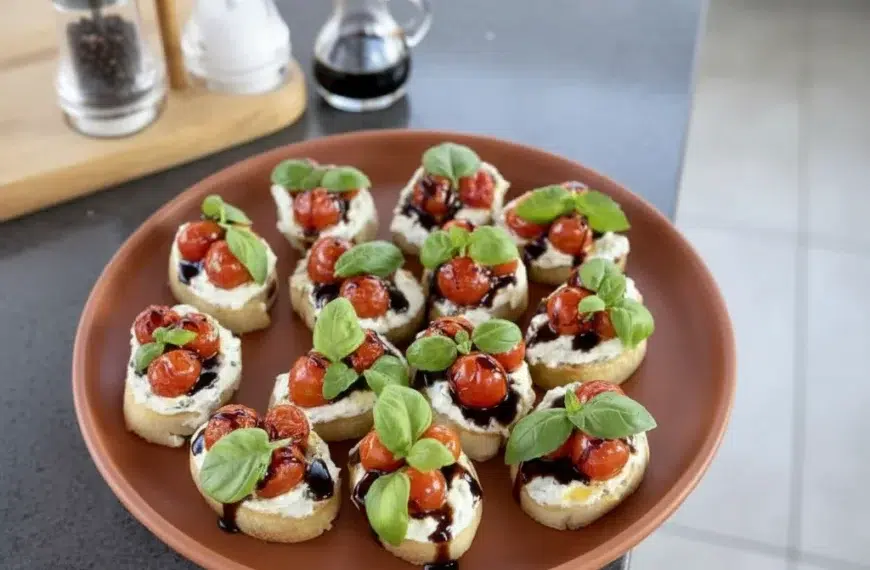 Ricotta Bruschetta with Roasted Tomatoes: A Bright, Creamy, and…