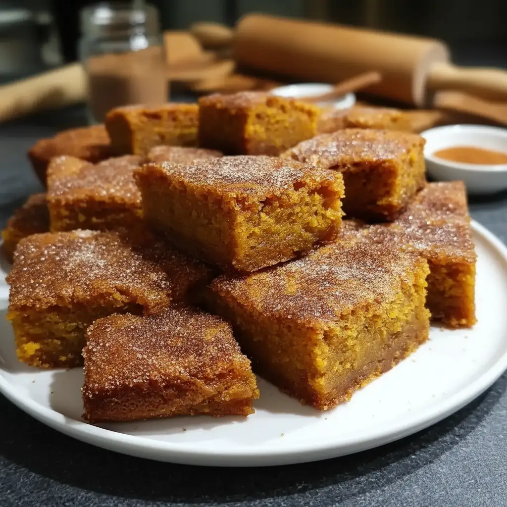 Pumpkin Snickerdoodle Blondies – Your Must-Bake Thanksgiving Bar Recipe