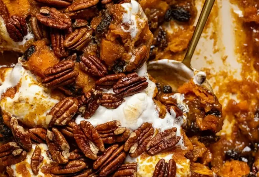Southern Maple Sweet Potato Casserole:…