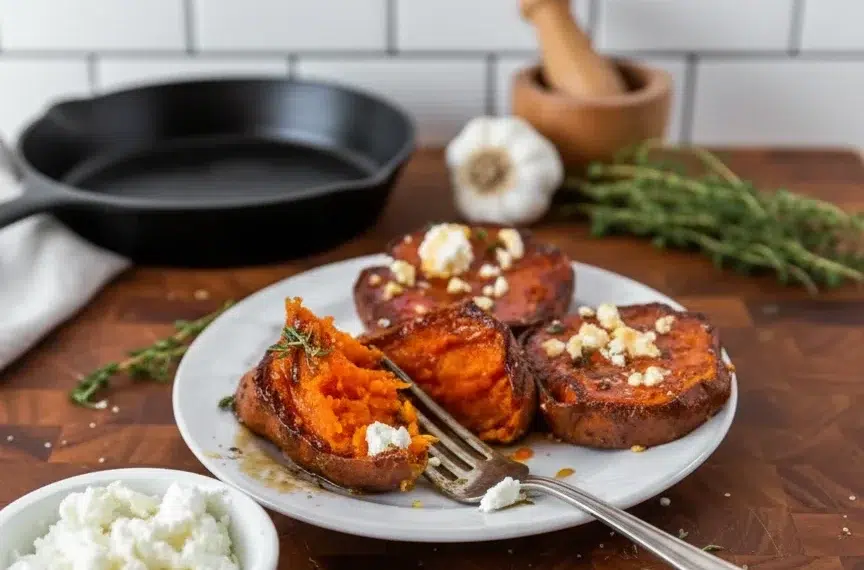 Roasted Sweet Potato Rounds with…
