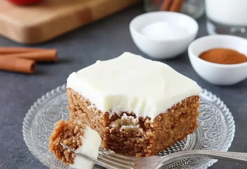 Apple Cake with Cream Cheese…