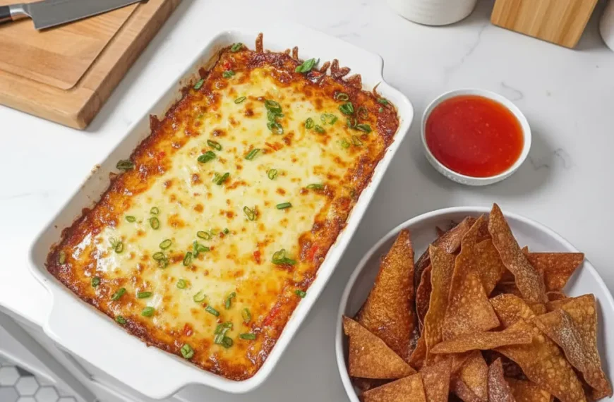 Crab Rangoon Dip Recipe – Hot, Cheesy, and Crowd-Pleasing