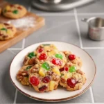 Easy Christmas Fruitcake Cookies – Colorful, Crunchy, and Chewy