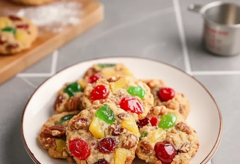 Easy Christmas Fruitcake Cookies –…