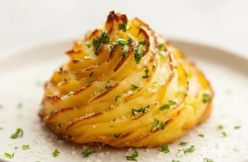 Garlic Parmesan Duchess Potatoes: Crispy, Creamy, Irresistible​