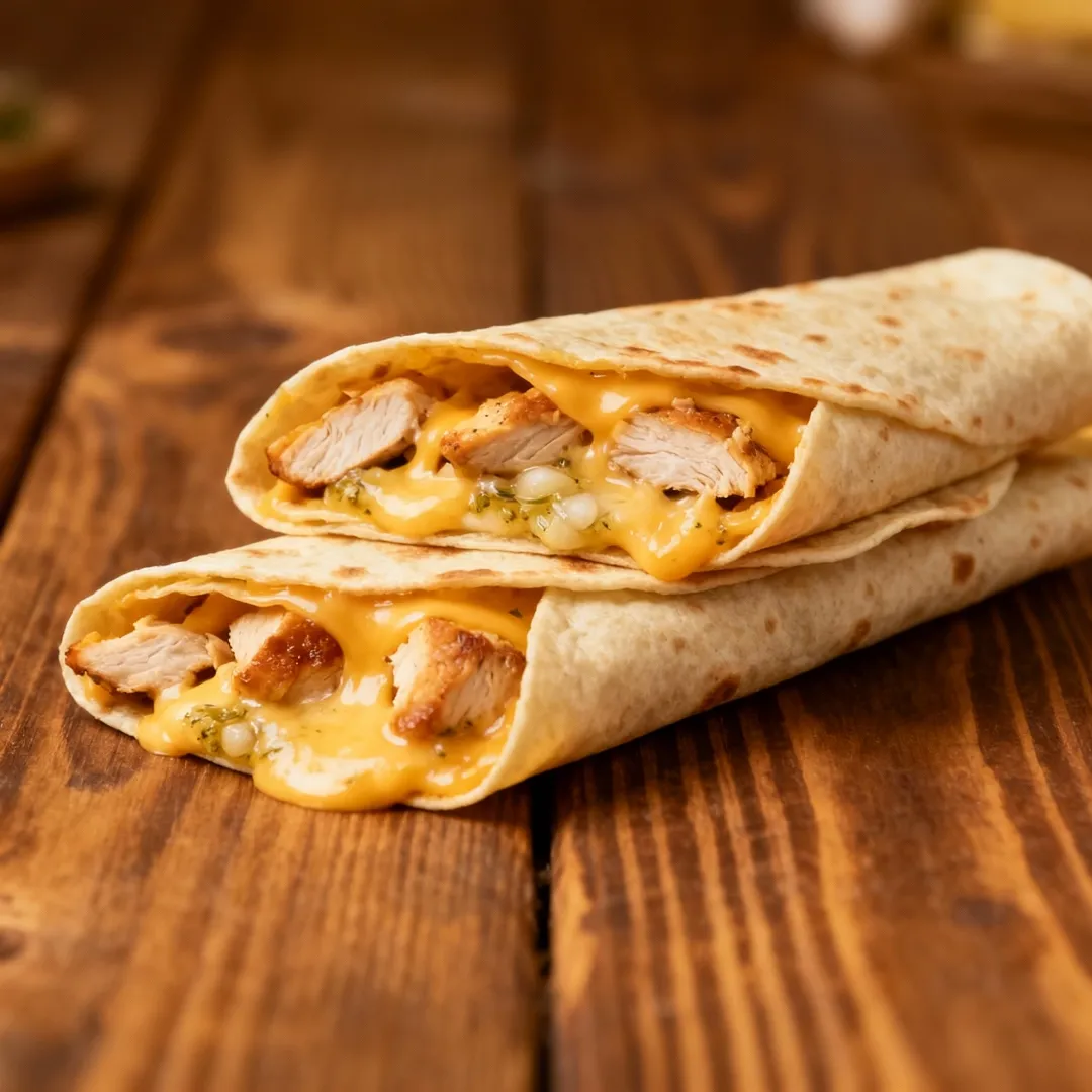 Cheesy Garlic Chicken Wraps That Hit the Spot Every Time