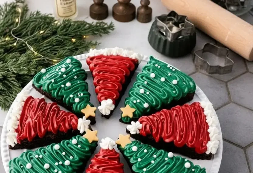 Frosted Christmas Brownies: Festive, Easy, and Delicious for Holiday…