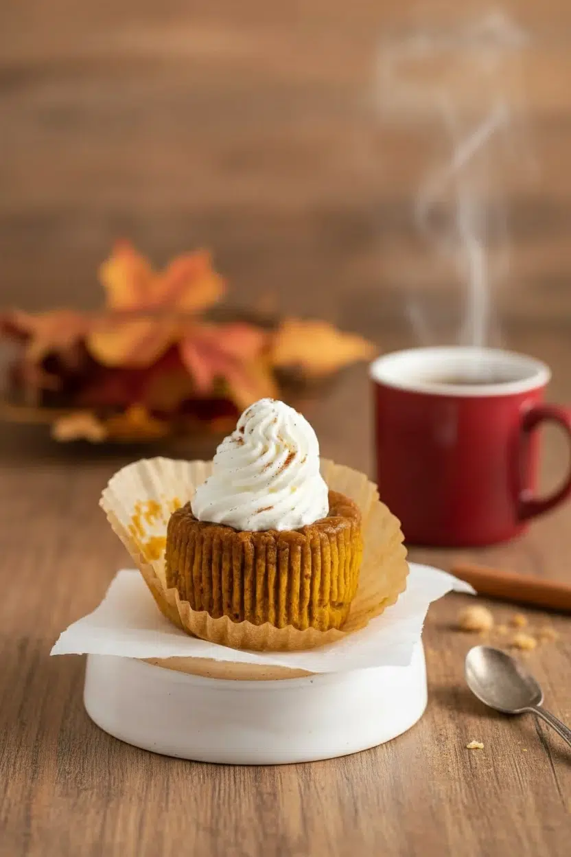Gluten-Free Crustless Pumpkin Pie Cupcakes (Dairy-Free)