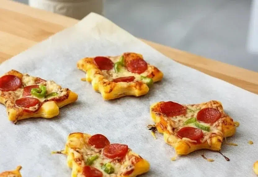 Christmas Tree Mini Pizzas: Easy 30-Minute Holiday Appetizers