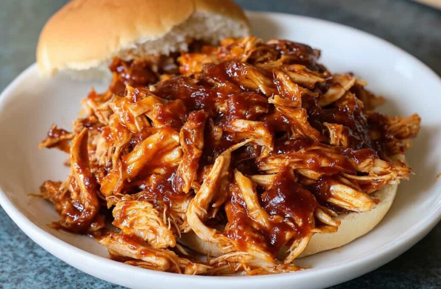 The Best Crockpot BBQ Chicken (Easy Pulled Chicken)