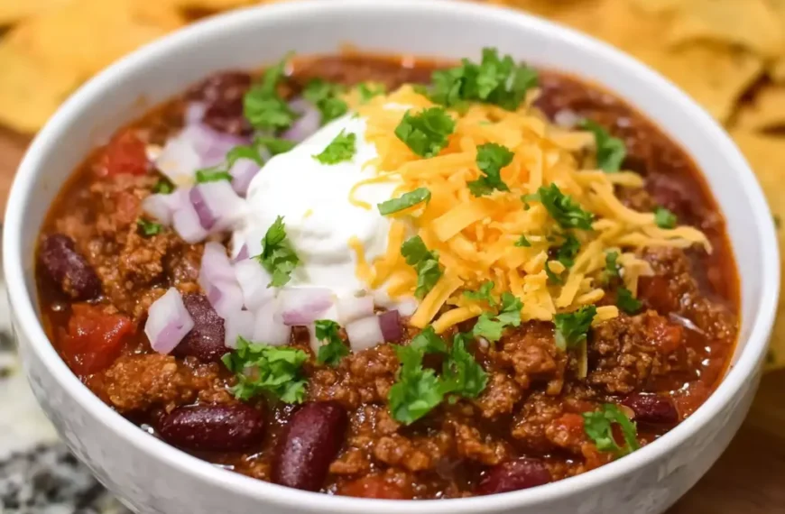 Crockpot Chili: A Slow-Cooked Classic with Serious Flavor