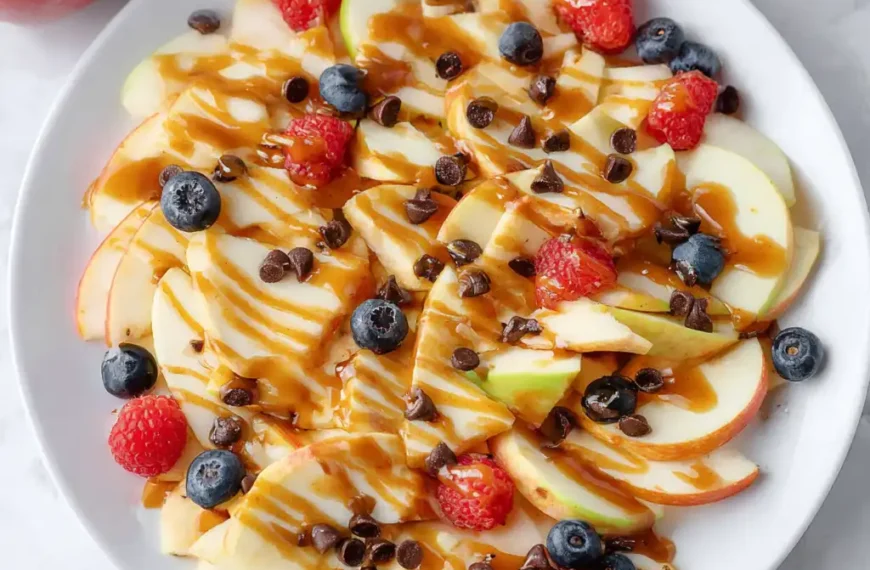 Healthy Apple Nachos – Healthy Snack for Kids: A…