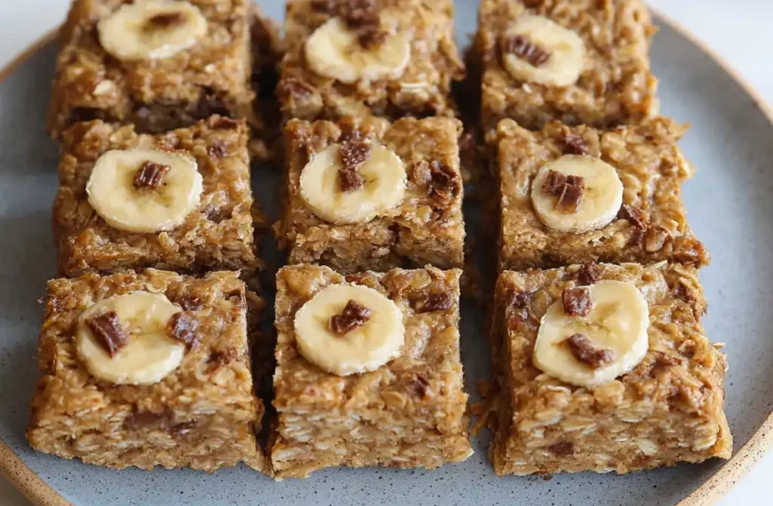 Banana Oatmeal Bars: A Wholesome Snack for Any Time