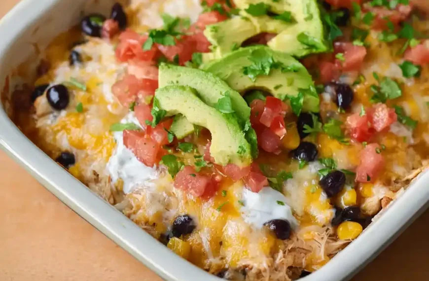 Southwest Chicken Casserole (Healthy!): One-Pan, Easy, and Flavor-Packed