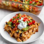 Easy Chicken Burrito Casserole : Simple, Cheesy, and Family-Approved