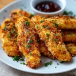 Crispy Baked Chicken Tenders That Taste Fried But Aren’t