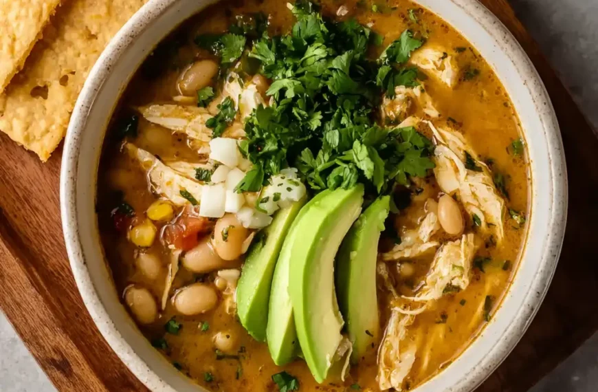 Healthy White Chicken Chili That’s Creamy, Filling, and Guilt-Free