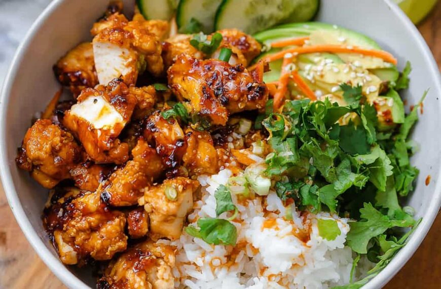 Hot Honey Chicken and Rice Bowls That Hit Every…
