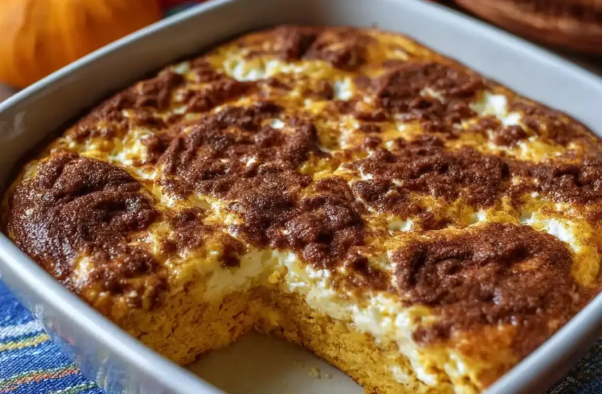 Pumpkin Cottage Cheese Bake: Cozy, Protein-Packed Comfort in Every…