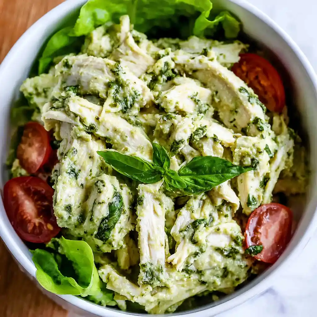 Simple Pesto Chicken…