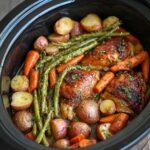 Slow Cooker Honey Garlic Chicken and Veggies
