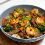 STEAK AND SHRIMP STIR FRY: Quick Flavorful Seafood-Beef Dinner