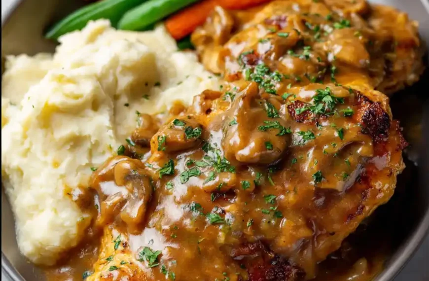 Smothered Chicken: Cozy Skillet Comfort Dinner