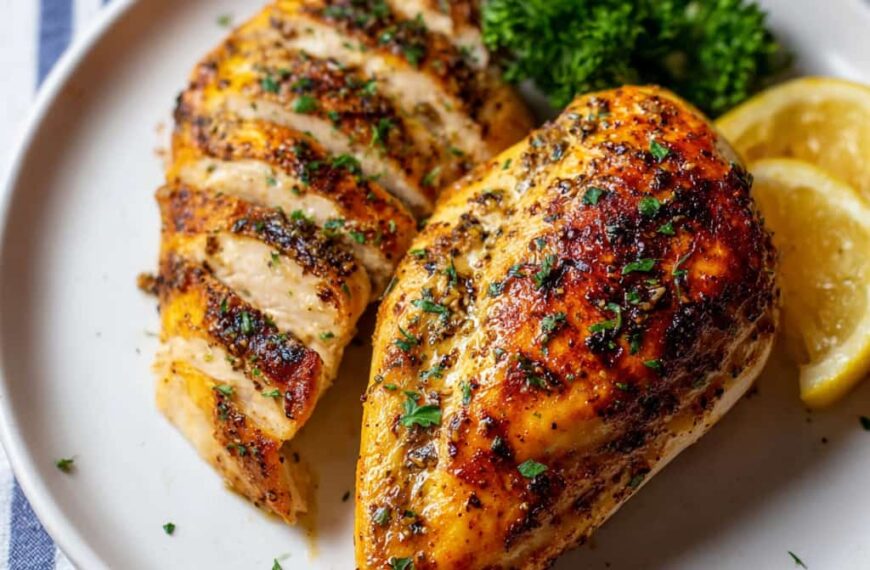 Baked Bone In Chicken Breast That’s Juicy, Crispy, and…