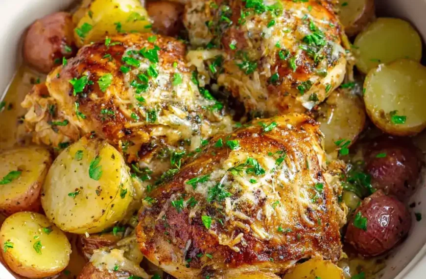 Slow Cooker Garlic Parmesan Chicken: A Comforting Family Favorite