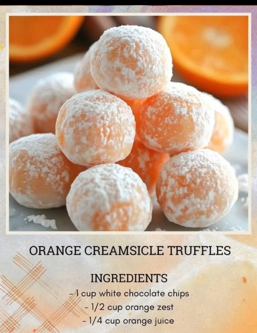 Orange Creamsicle Truffles