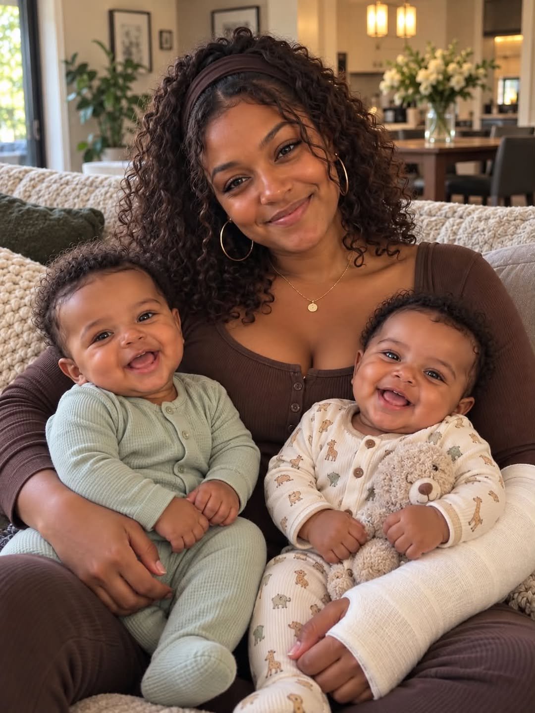 I BROKE MY ARM AND ASKED MY HUSBAND TO HELP WITH OUR 5-MONTH-OLD TWINS