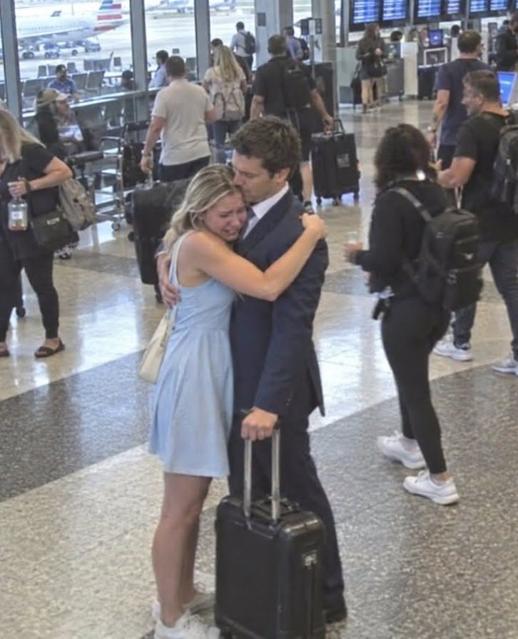 I cried in my husband’s arms at the airport as he boarded what he claimed was a two-year work assignment in Zurich.